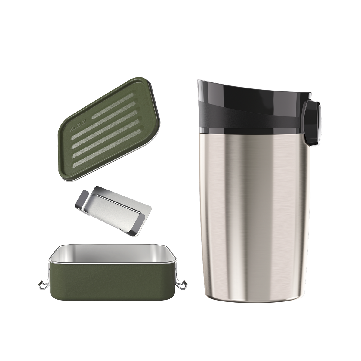 Lot déjeuner Gemstone – Tasse Roasted Green &amp; Miracle Mug Brushed