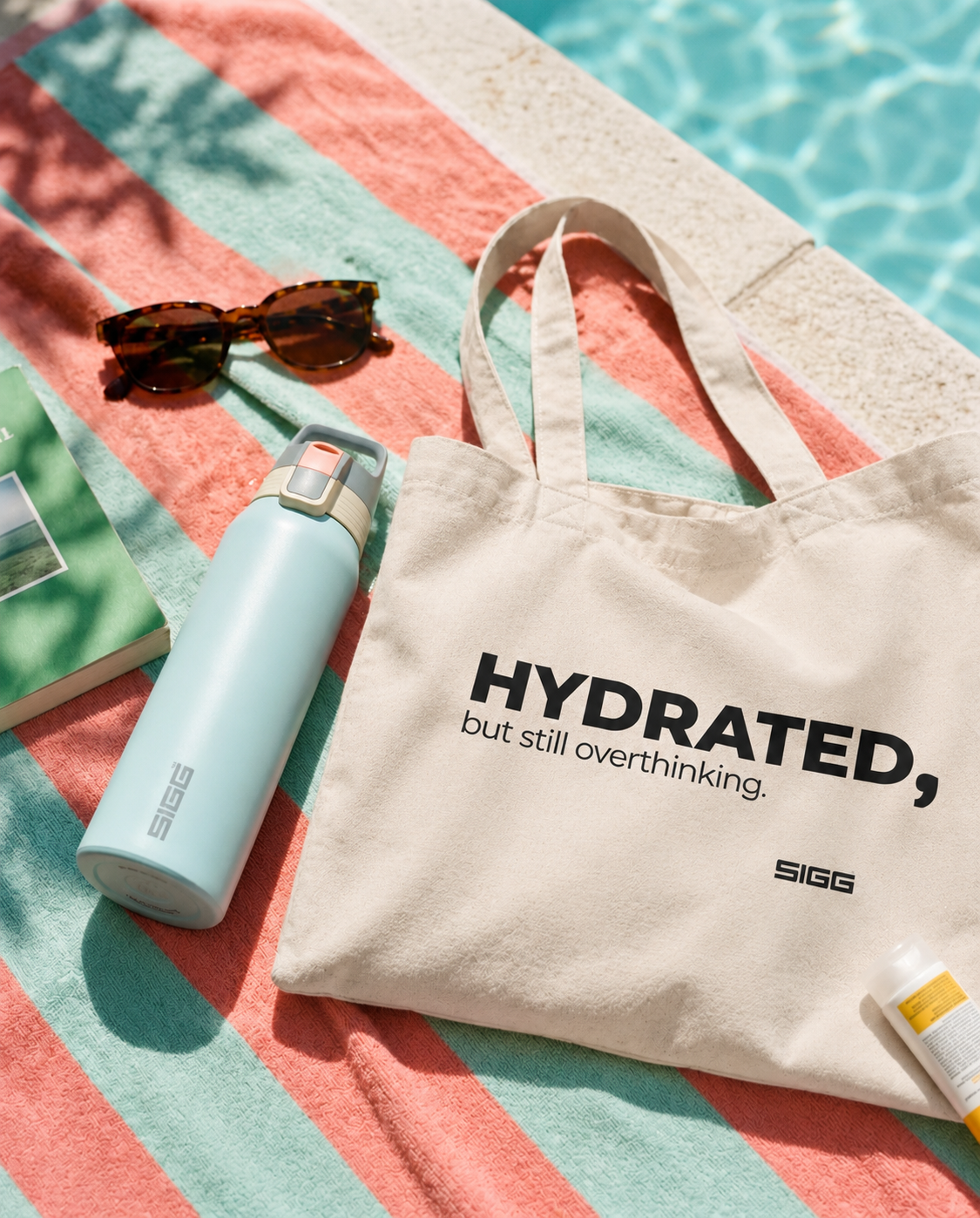 HYDRATED, BUT STILL OVERTHINKING. – Everyday Tote