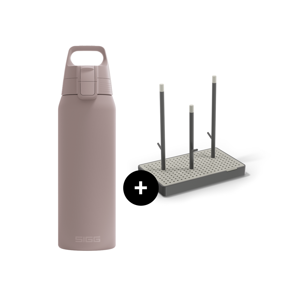Shield Therm ONE Everyday Set – 1L Bottle + Drying Rack Dusk